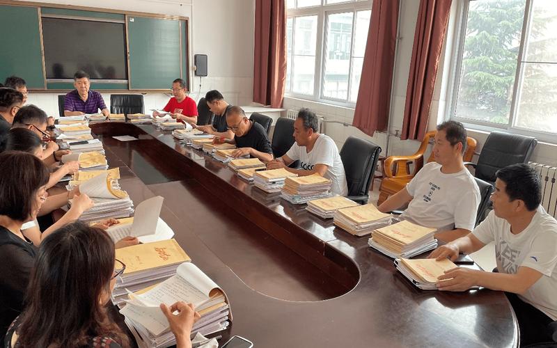 莱州市第十三中学进行教学常规展评活动